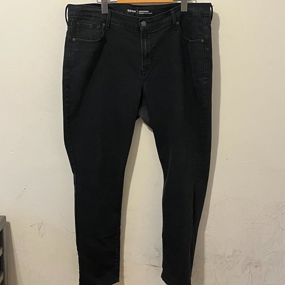OLD NAVY | Women's Original Mid Rise Jeans Black 16 Short - Picture 1 of 7